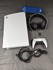 Sony PlayStation 5 825GB White Disc Console + PS5 Headset - Excellent Condition