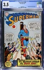 Superman #184 1966 CGC Graded 3.5 Just Graded-New Holder