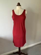 Marks & Spencer Ladies Ruby Red Shift Style Summer Dress Size M BNWT