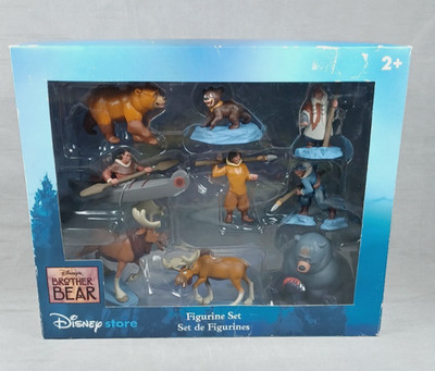 Disney Store Brother Bear Figurine Set 9 Piece PVC Figures RARE Boxed Set