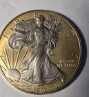 2010 Silver Eagle $1 Dollar  Gold Guilded 1oz .999