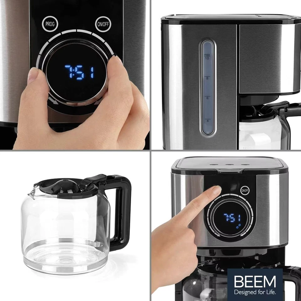 Filterkaffeemaschine Fresh-Aroma-Switch mit Glaskanne 1 Liter BEEM - Bild 3 von 4