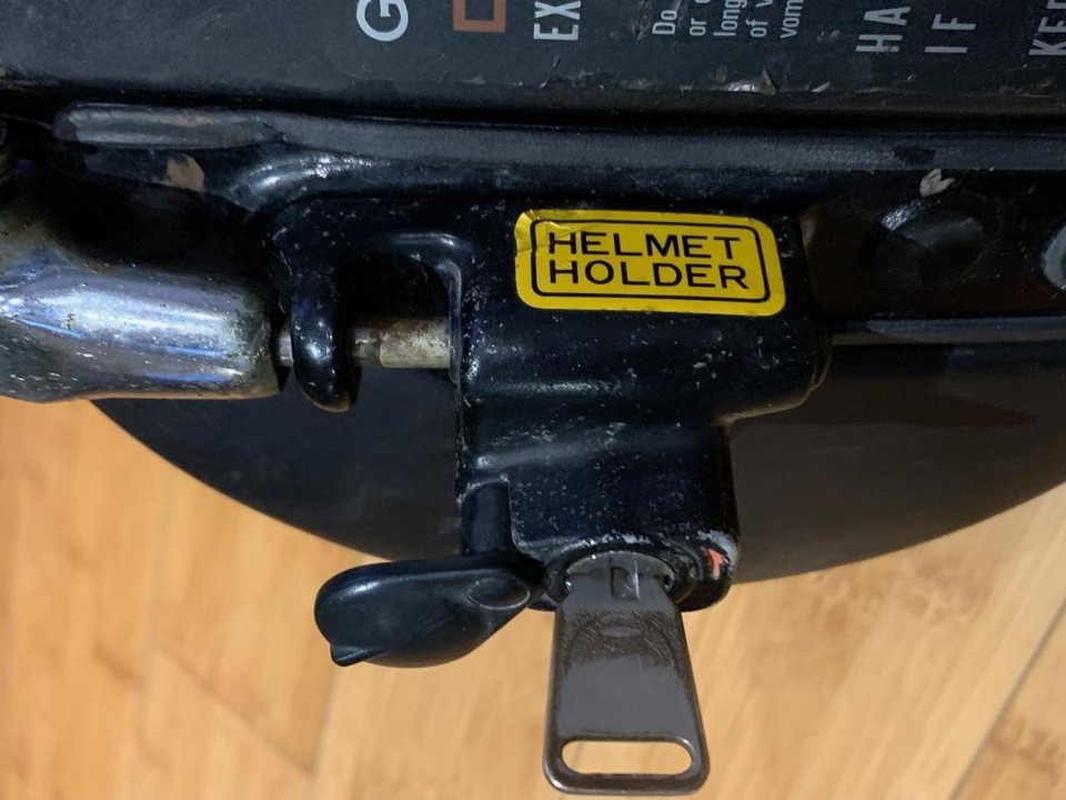 Honda CT90 Trail 90 Auxiliary Gas Fuel Tank Assembly Complete with Key ...