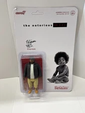 SUPER7 MUSIC NOTORIOUS B B.I.G. BIGGIE SMALLS ACTION FIGURE REACTION NEW