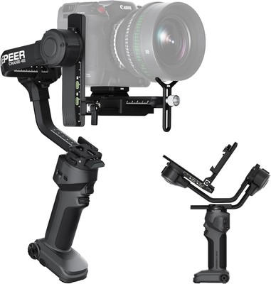 ZHIYUN Crane 4E [Offiziell] 3-Axis Gimbal Stabilizer für Sony Canon Nikon Kamera