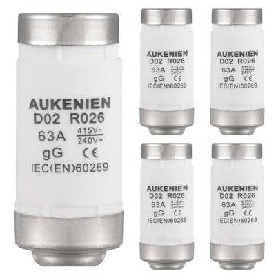 Neozed Sicherung 63A Keramik Sicherungssatz D02 400VAC Schmelzsicherung