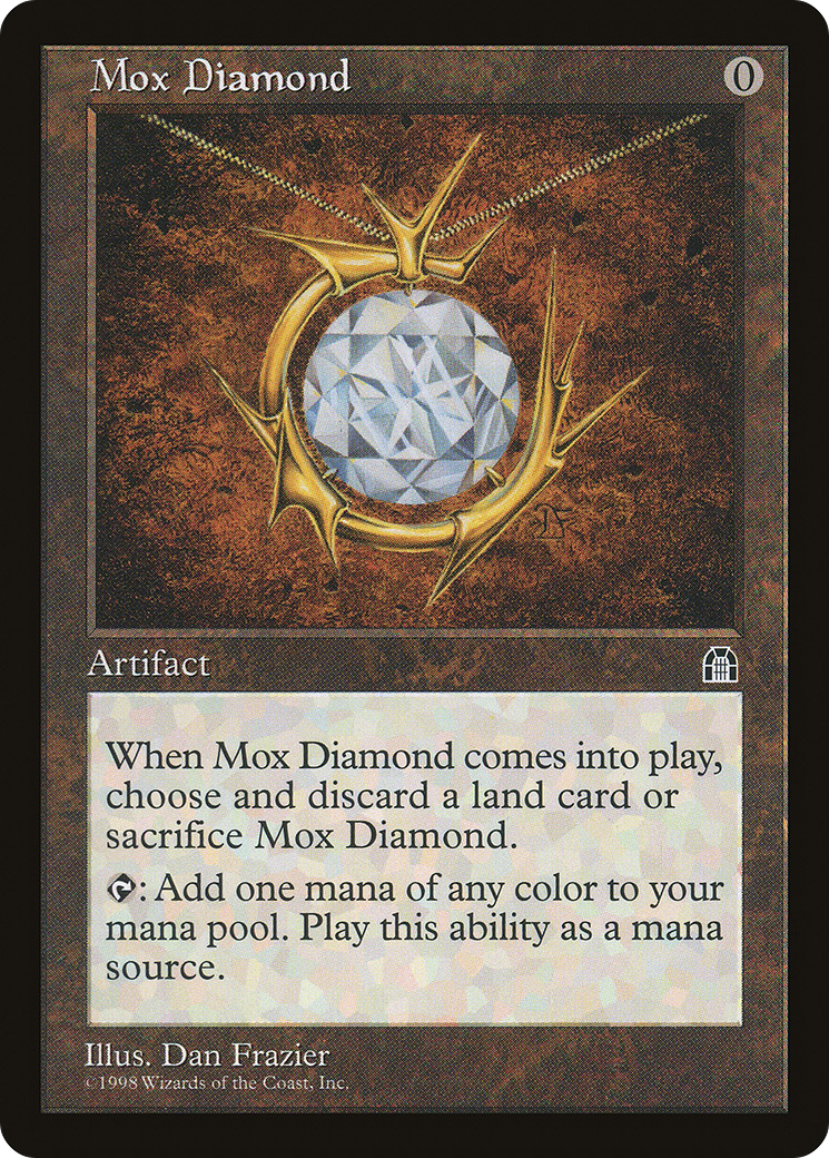Mox Diamond (MP) Stronghold STH Magic MTG | eBay
