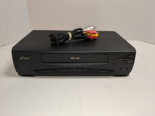 Reproductor VHS Philips SV2000 VCR SVX122AT21 probado y funcionando ¡SIN CONTROL REMOTO BONITO!