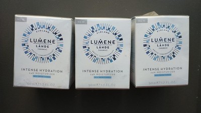 3 Lumene INTENSE HYDRATION 24H Moisturizer For All Skin Types 1.7 Oz