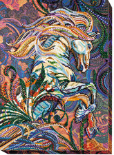 Bead Embroidery Kit "Triumph" Stitching Handmade Beadwork