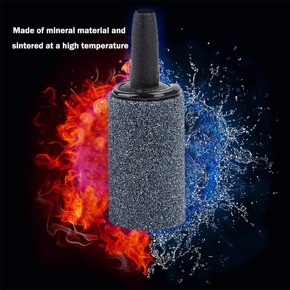 50 Pack 1 Inch Aquarium Air Stone Fish Tank Aerator Bubble Diffuser for Air Pump
