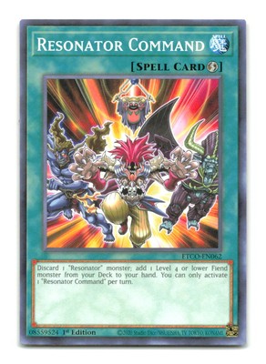 Resonator Command - ETCO-EN062 1st Edition - YuGiOh-LP