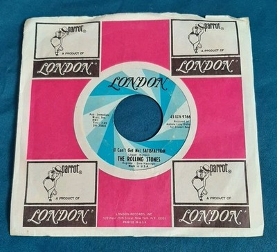 The Rolling Stones 45 Satisfaction / Under Assistant West Coast Promotion Man