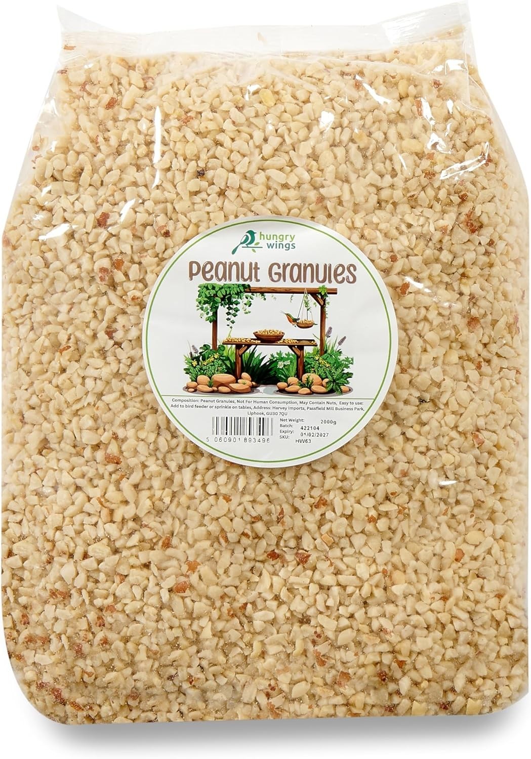 Wild Bird Food (2kg, Peanut Granuels) - Image 2