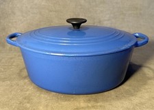 Vtg Le Creuset 6.75 Qt Oval Dutch Oven Casserole Cast Iron #31 Made In France