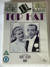 Top Hat (DVD) Fred Astaire, Ginger Rogers - New & Sealed (NP83)