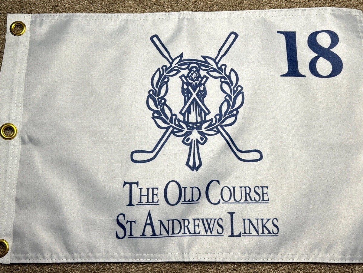 THE BRITISH OPEN ST SAINT ANDREWS OLD COURSE PIN FLAG WITH