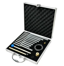 10 Silver Tuning Forks for Sound Therapy Yoga Meditation & Relaxation