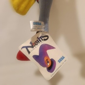 Nights into Dreams Nights Plush Doll Vintage 1996 Sega Saturn Reala Tagged Used