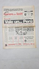 CORRIERE DELLO SPORT 18 GIUGNO 1982 MONDIALI ITALIA VALE UN ... PERU'