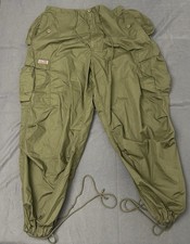 UFO Vintage 90s Men  s Army Green Parachute Baggy Cargo Pants Hip Hop Rave L/XL
