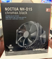Noctua NH-D15 chromax.Black, Dual-Tower CPU Cooler - Open Box