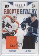 2011-12 Panini Rookie Anthology Rivalry Materials Joe Vitale Zac Rinaldo #16 e0e
