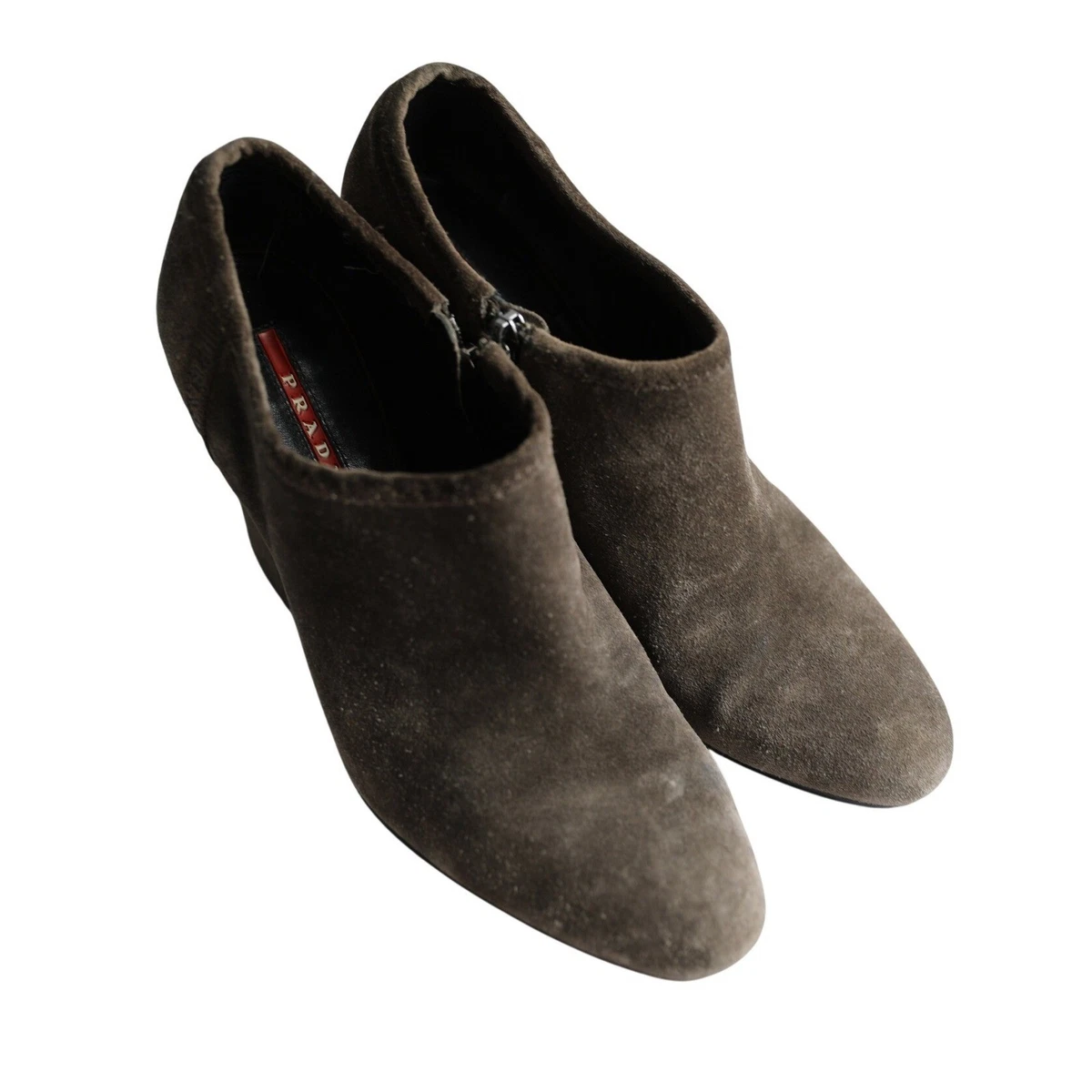 PRADA Suede Brown Boots for Women for sale - eBay