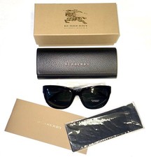 New Burberry Cat-eye Black Sunglasses with Golden Accent 4203 3001/87