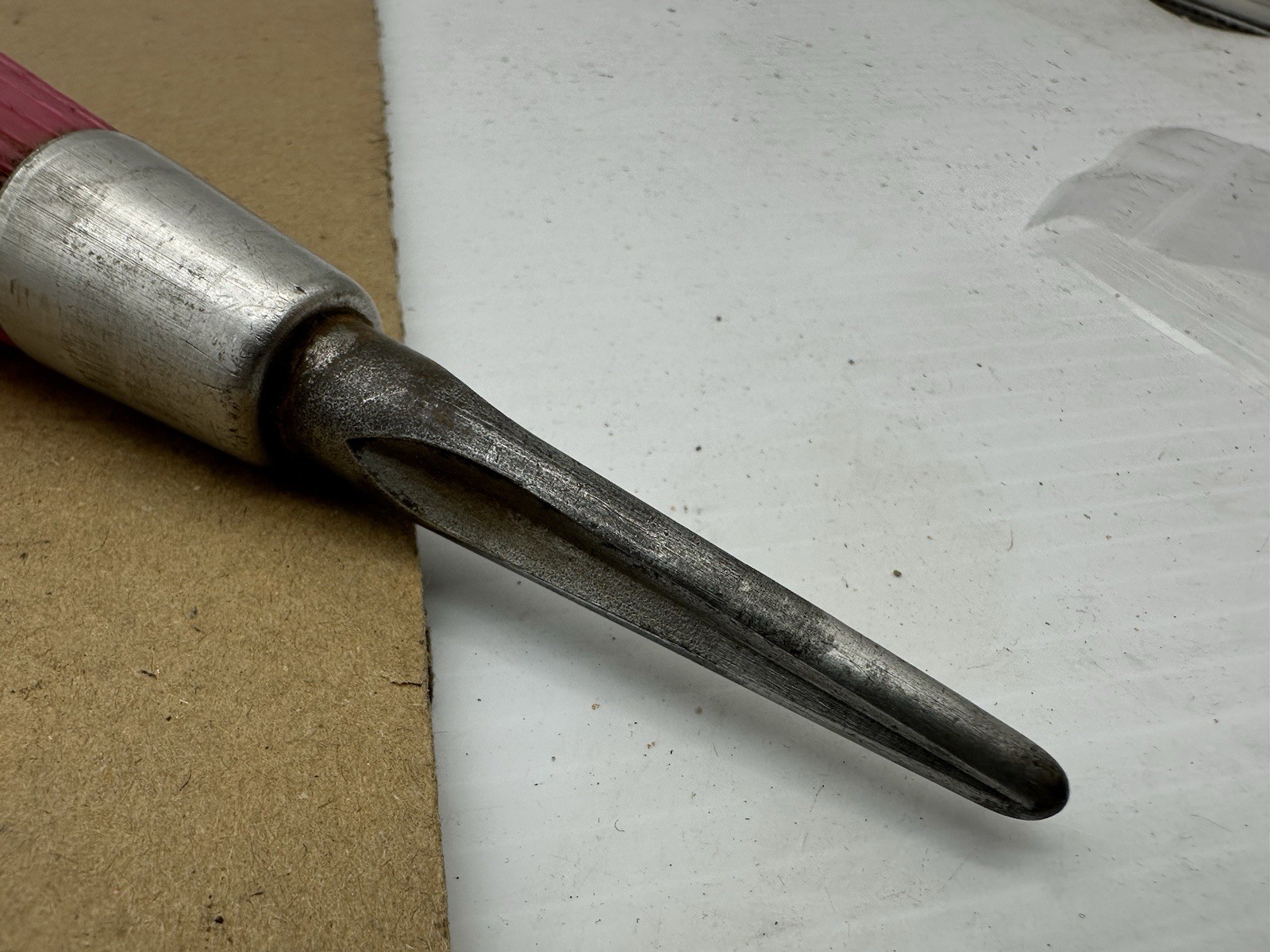 CAMP INTERALP ~ Vtg All Metal Ice Pick Hiking Camping  Axe ~ 31"x10.75"