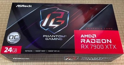 ASRock Phantom Gaming RX 7900 XTX 24GB GPU graphics card Used Gaming