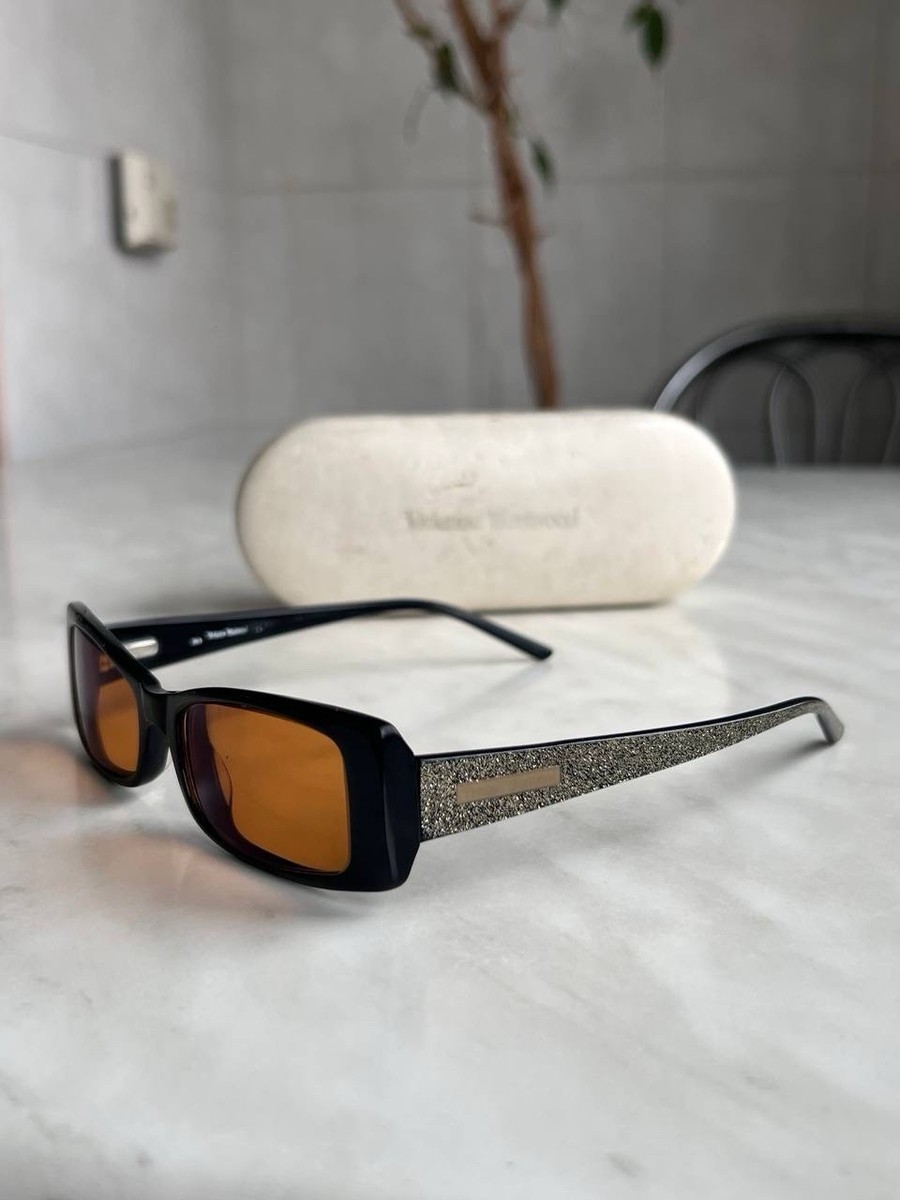 Vintage Vivienne Westwood Shine Glitter Eyeglasses Womens Glasses