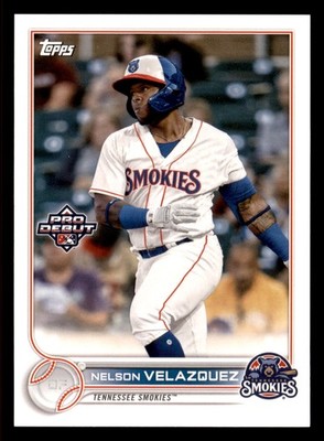 2022 Topps Pro Debut Nelson Velazquez #PD-72  Tennessee Smokies