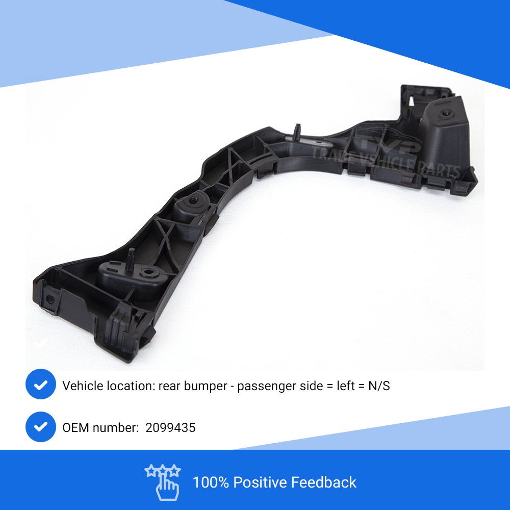 Fits Ford Focus Hatchback 2014- Rear Bumper Bracket Outer Section Passenger Side