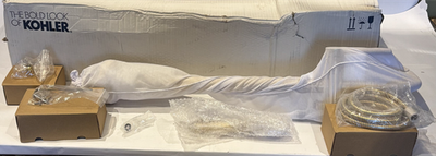 #ad KOHLER T97328 4 2MB PURIST FREESTANDING BATH FAUCET VIBRANT BRUSHED MODERN BRASS $3399.99