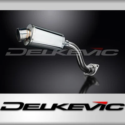 Honda VFR750 FL-FP 1990-1993 Echappement KIT-Silencieux 225mm Ovale Inox - Photo 1/4