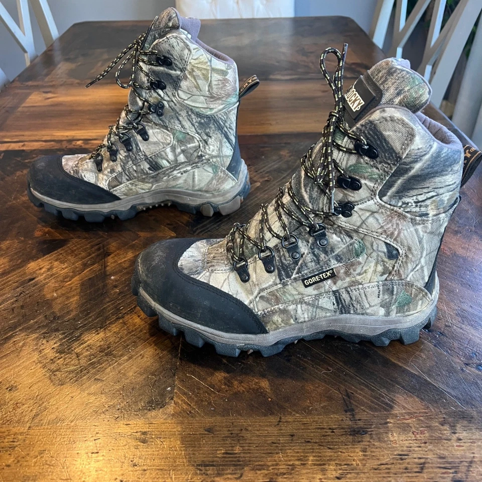 Rocky Lynx 8" Gore-Tex Waterproof Hunting Boots Camo Mens Size 9 M - Image 2 of 4