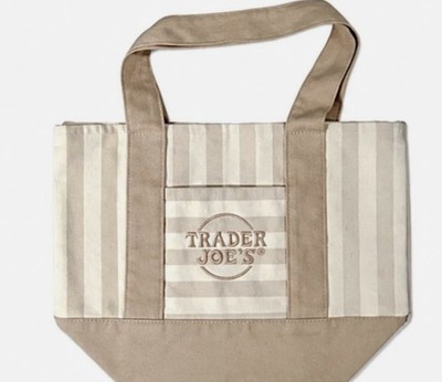 Ship today! Trader Joe's mini tote Summer2026 limited edition BROWN ONLY