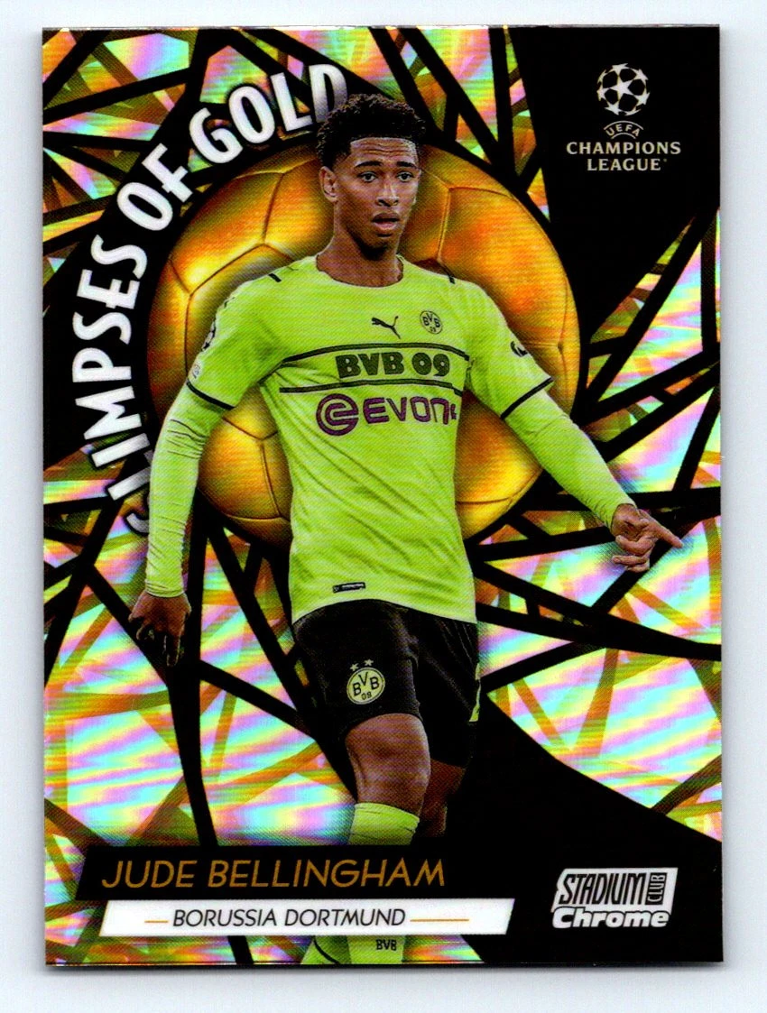 ベリンガム　topps stadium club 2021-22 Topps Stadium Club Chrome UCL Jude Bellingham #22 for sale