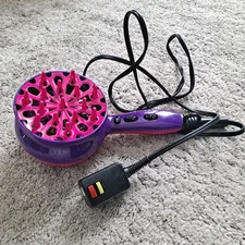 Bed Head Hair Dryer Diffuser Brush Curler 1875 Watt Hot /Cool Pink Purple #BH420
