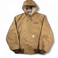 Vintage Lightweight Tan Carhartt Jacket Size XL Made In USA