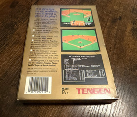 R.B.I. Lote de b&eacute;isbol 1,2,3 completo en caja Tengen Trilogy rbi sellado nintendo nes