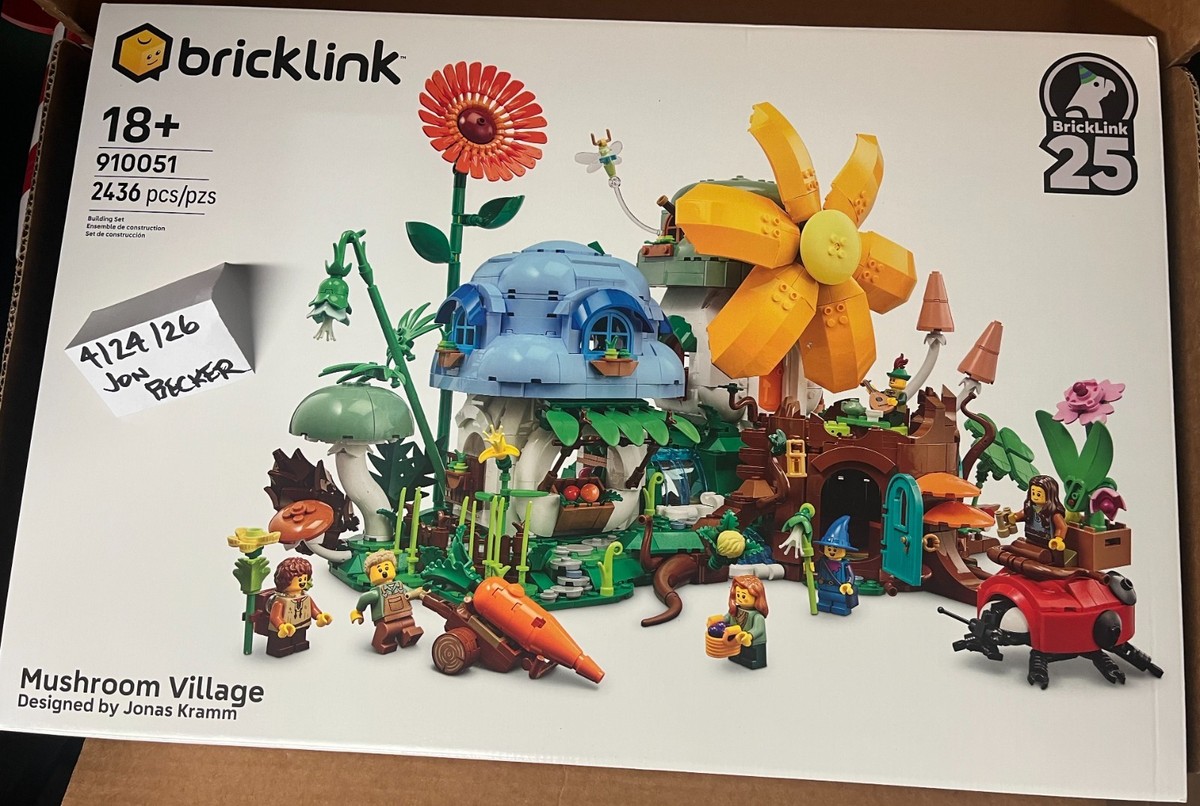 New Lego #910051 Mushroom Village Bricklink Designer Program Set