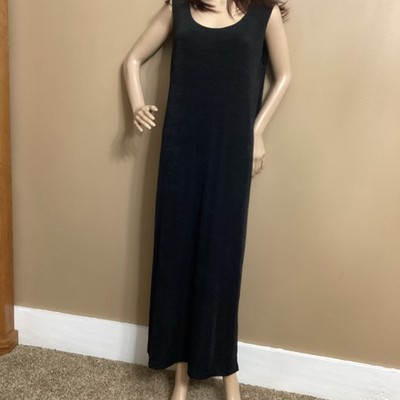 Women s Large Slinky HSN Black Dress NWT