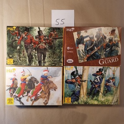 Miniatur Figuren 1/72 Scale Boxen, Napoleonic wars, HäT, 4 Stück