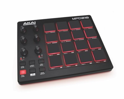 AKAI Professional, MPD218, USB MIDI Controller, 16 MPC Pads, Original Box, New