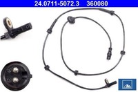 ATE 24.0711-5072.3 Sensor FüR Raddrehzahl ABS Sensor Raddrehzahl FüR Fiat