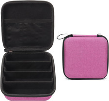 Bukere Travel Sunglasses Organizer Case Adjustable Slot for Multiple Eyeglasses