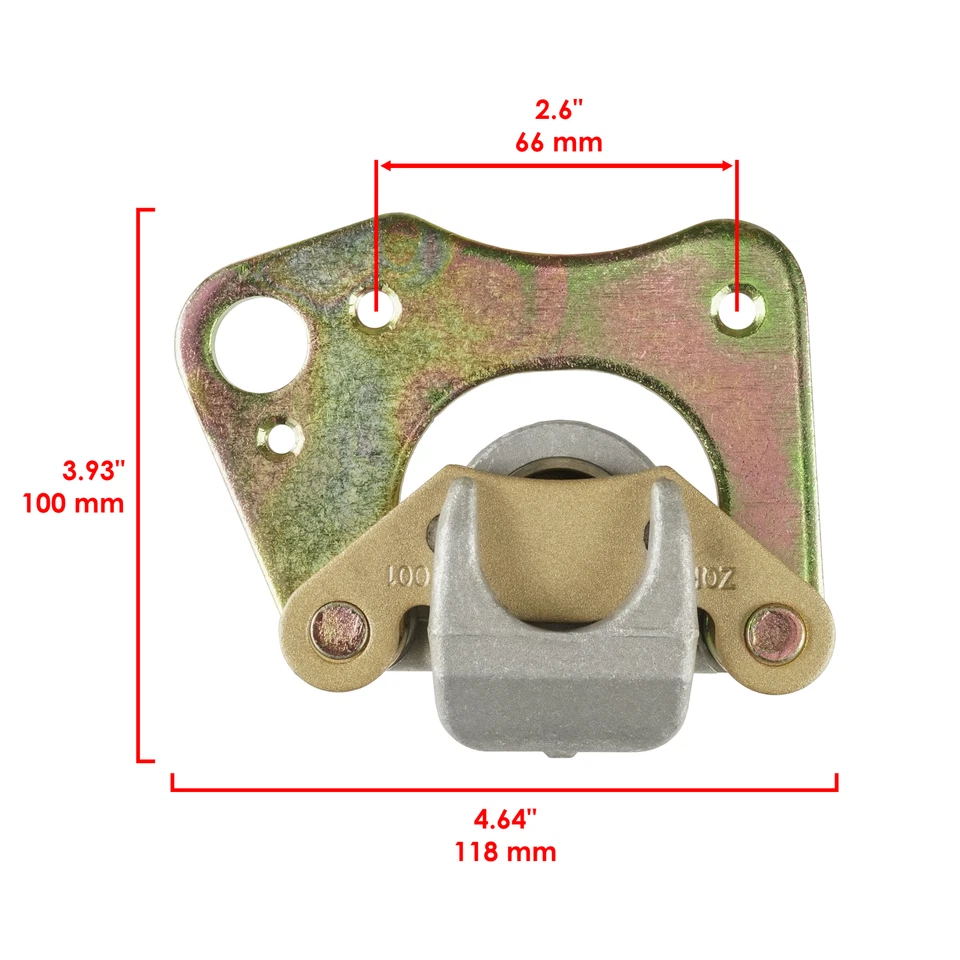 Front Left Right Brake Caliper w/ Pads for Polaris Sportsman 450 2006-07 2016-20 — 第 2/4 张图片