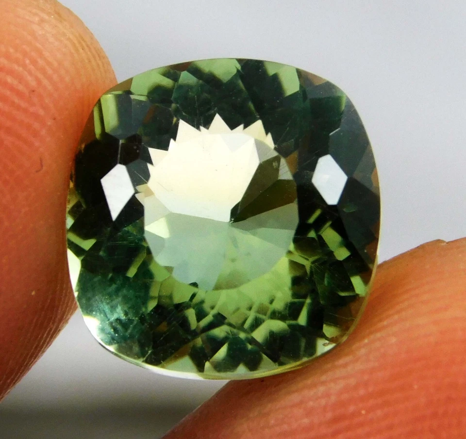 Natural Demantoid Garnet 6.20 Ct Cushion Certified Rare Loose Gemstone Russian - Image 4 of 4